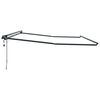 vidaXL Cadre de store manuel avec LEDs Anthracite 4 x 2 m Aluminium
