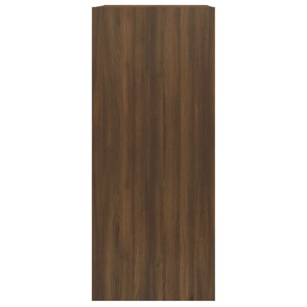 vidaXL Biblioth&egrave;que/S&eacute;parateur de pi&egrave;ce Ch&ecirc;ne Marron 40x30x72 cm