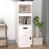 vidaXL Buffet haut Blanc 34x40x108,5 cm Bois massif de pin