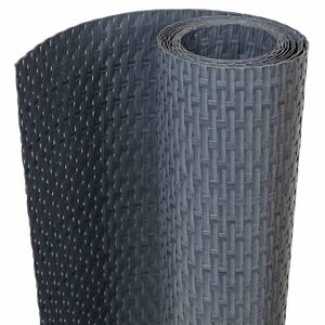 vidaXL Paravent de balcon anthracite 300x80 cm r&eacute;sine tress&eacute;e