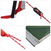 vidaXL Tente Caravane avec toit avec stockage Vert 252 x 245 x 245 cm