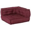 vidaXL Canap&eacute; modulaire 3 pcs Marron tissu