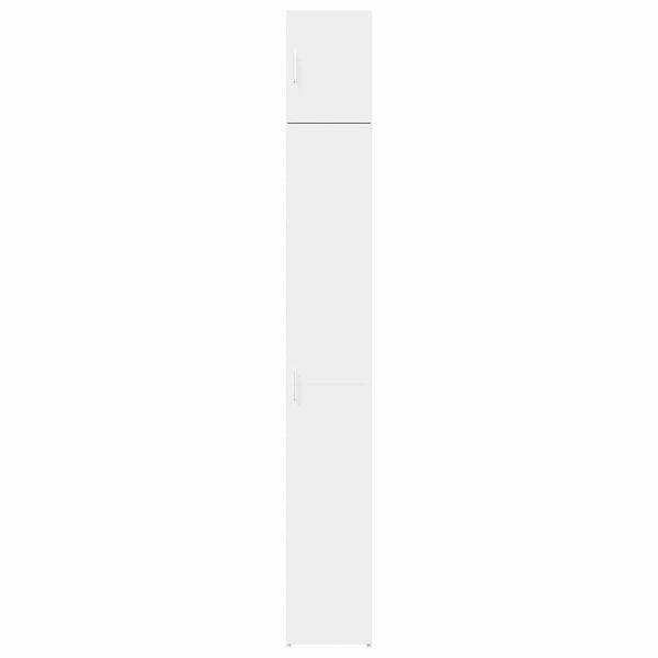 vidaXL Armoire de rangement mince blanc 30x42,5x225 cm