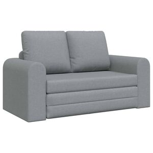 vidaXL Canap&eacute;-Lit Gris clair 148 x 71 x 83 cm tissu