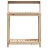 vidaXL Table de rempotage et &eacute;tag&egrave;res 82,5x50x109,5 cm bois massif pin