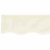 vidaXL Toile de rechange pour auvent Cr&egrave;me 280 x 195 cm Polyester