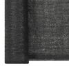 vidaXL Filet brise-vue PEHD 1 x 10 m Noir