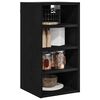 vidaXL Armoire suspendue Riga Chêne noir 30 x 29,5 x 60 cm