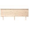 vidaXL T&ecirc;te de lit 204x6x82,5 cm Bois massif de pin