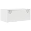 vidaXL Meuble TV blanc 60x31x25,5 cm bois d'ing&eacute;nierie