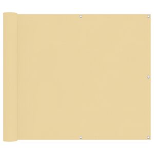 vidaXL &Eacute;cran de balcon Sable 100 x 300 cm Tissu Oxford