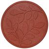 vidaXL Pierre de marchage 6 pcs Rouge &Oslash; 44 x 2 cm Caoutchouc