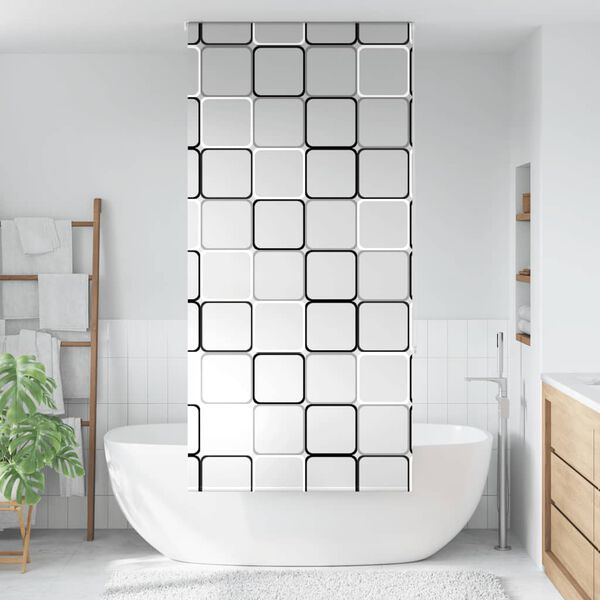 vidaXL Store enrouleur de douche 110x240 cm largeur du tissu 106 cm