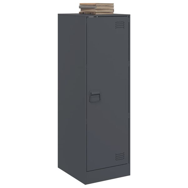 vidaXL Buffet anthracite 34,5x39x107 cm acier