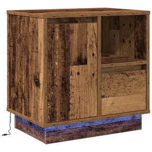 vidaXL Cabinet de chevet Bois ancien 50 x 34,5 x 50 cm.