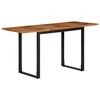 vidaXL Table à manger 140x70x75 cm bois massif d'acacia