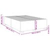 vidaXL Cadre de lit sans matelas vert fonc&eacute; 160x200 cm velours