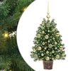 vidaXL Sapin de No&euml;l artificiel avec 150 LED Vert 75 cm PE et PVC