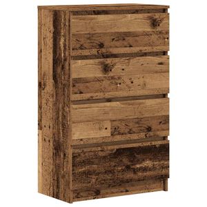 vidaXL Buffet vieux bois 60x35x98,5 cm bois d'ing&eacute;nierie