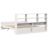 vidaXL Lit biblioth&egrave;que sans matelas blanc 180x200 cm bois pin massif