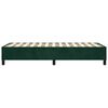vidaXL Cadre de lit vert fonc&eacute; 90x200 cm velours