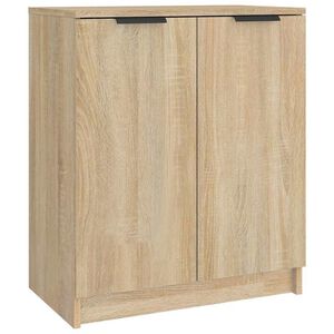 vidaXL Armoire &agrave; chaussures Ch&ecirc;ne Sonoma 59x35x70 cm Bois d'ing&eacute;nierie
