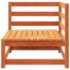 vidaXL Canap&eacute; d'angle de jardin cire marron 70x70x67cm bois pin massif