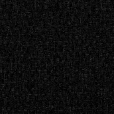 vidaXL Banc avec coussins noir 113x64,5x75,5 cm tissu