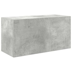 vidaXL Armoire murale de bain gris b&eacute;ton 60x25x30 cm bois d'ing&eacute;nierie
