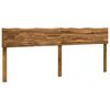 vidaXL T&ecirc;te de lit en bois brut ROSTOCK Naturel 200 cm