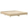 vidaXL Cadre de lit sans matelas ch&ecirc;ne sonoma 180x200 cm