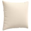 vidaXL Coussins de canap&eacute; 2 pcs Beige 45 x 45 cm tissu