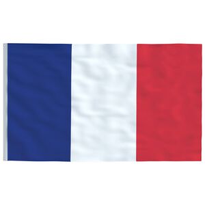 vidaXL Drapeau fran&ccedil;ais 90x150 cm