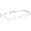 vidaXL Dessus de table 90x40x2,5 cm bord vivant bois massif manguier