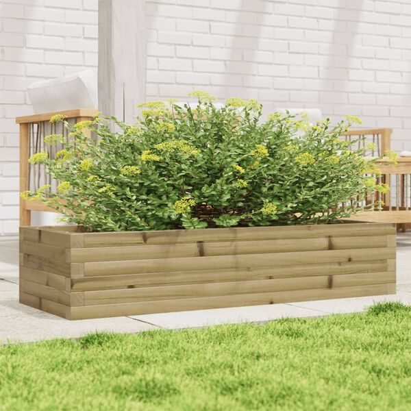 vidaXL Jardini&egrave;re 110x40x23 cm bois de pin impr&eacute;gn&eacute;