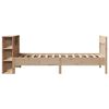 vidaXL Lit biblioth&egrave;que sans matelas 90x200 cm bois de pin massif