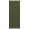 vidaXL Portant de bois chauffage vert olive 40x30x75 cm