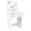 vidaXL Tables de maquillage pour chambre Blanc 80 x 39,6 x 135 cm