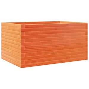 vidaXL Jardini&egrave;re cire marron 90x60x45,5 cm bois de pin massif
