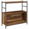 vidaXL &Eacute;tag&egrave;re 80 x 30 x 78,5 cm Bois d'ing&eacute;nierie Ch&ecirc;ne fum&eacute;