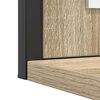vidaXL Ensemble de mobilier de salle de bain avec &eacute;tag&egrave;re 3 pcs Marron