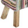 vidaXL Banc 160 cm Multicolore Tissu chindi