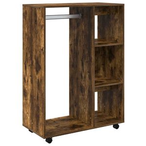 vidaXL Garde-robe Ch&ecirc;ne fum&eacute; 80x40x110 cm Bois d'ing&eacute;nierie