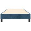 vidaXL Cadre de lit bleu fonc&eacute; 90x200 cm velours