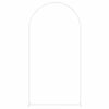 vidaXL Arche de mariage Blanc 100 x 39 x 200 cm Acier