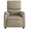 vidaXL Fauteuil de massage inclinable Cappuccino Similicuir