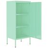 vidaXL Armoire de rangement Vert menthe 42,5x35x101,5 cm Acier