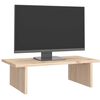 vidaXL Support pour moniteur 50x27x15 cm Bois de pin solide