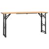 vidaXL Table &agrave; bi&egrave;re pliable 170x50x75/105 cm bois massif de sapin