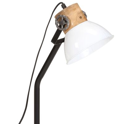 vidaXL Lampe de bureau 25 W blanc 18x18x60 cm E27